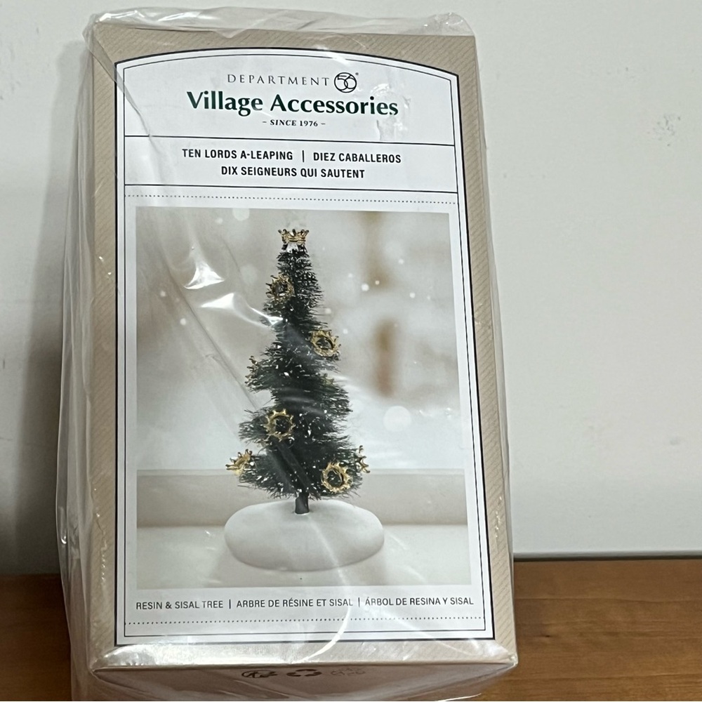Dept 56‎ TEN LORDS A-LEAPING TREE General Village 6013626 BRAND NEW 2024